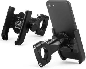 motorcycle metallic phone holder