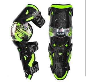 Motorcycle riding knee guards/protective knee guards