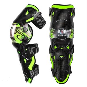 Motorcycle riding knee guards/protective knee guards