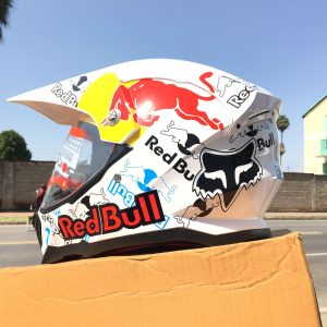 Motorcycle Quality Riding Helmets -Red bull/Pitbull off-road Helmets