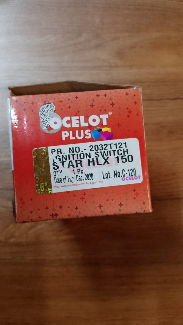 Tvs Hlx 125cc/150cc Ignition Switch -Ocelot - Image 3