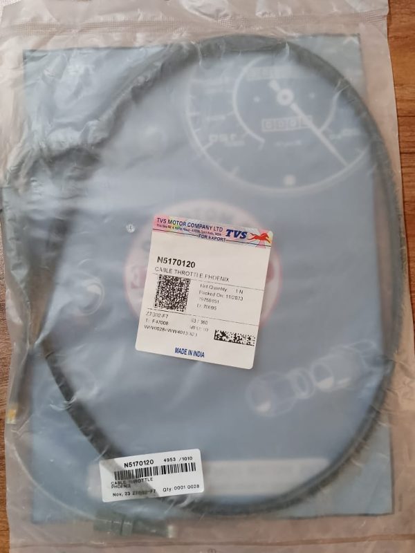 Tvs Hlx 150cc/125cc Throttle cable - Image 3