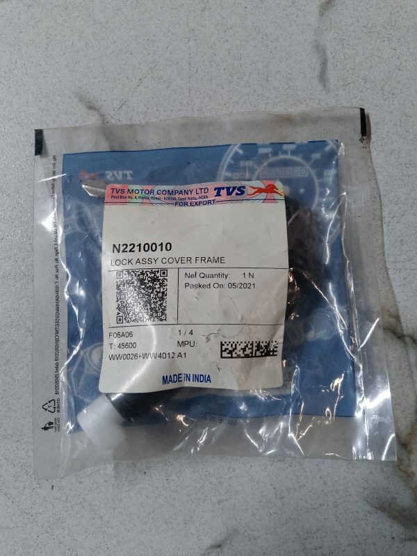 Tvs Hlx 125cc/150cc Lock Assy Cover Frame - Image 3
