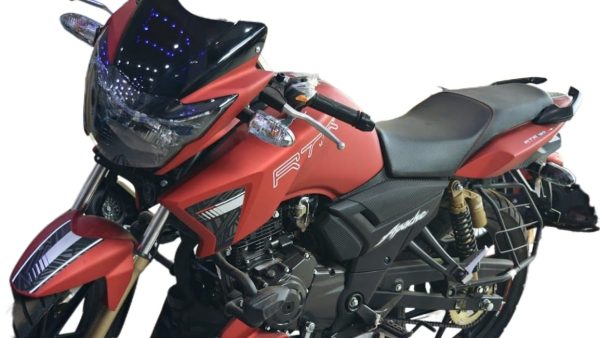 Tvs RTR Apache Red (Matte) Fender Front/Mudguard - Image 2