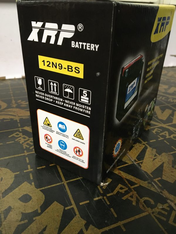 Dry Cell XRP Motorcycle Battery N9 - Image 2