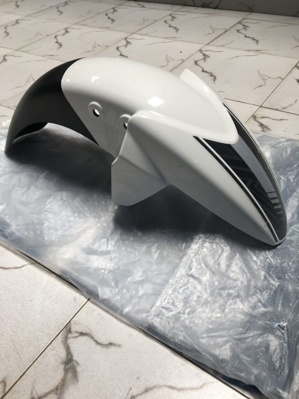 Tvs RTR Apache White Fender Front/Mudguard