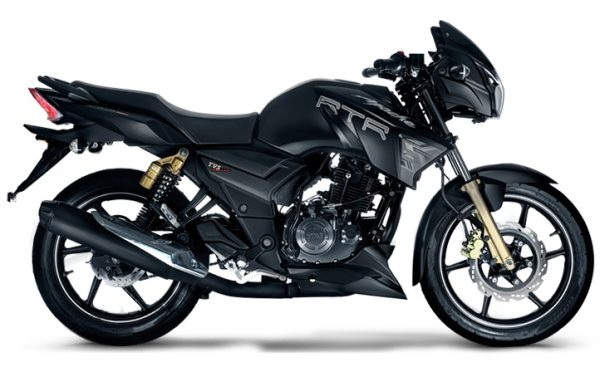 Tvs RTR Apache Black Fender Front/Mudguard - Image 3