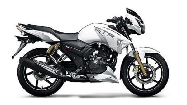 Tvs RTR Apache White Fender Front/Mudguard - Image 4
