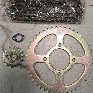 TVS HLX 150cc 4-GEAR Chain & Sprocket Kit (Drive Set) -N6320660