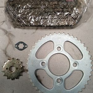 TVS HLX 150cc 5-GEAR Chain & Sprocket Kit (Drive Set) -N6321170