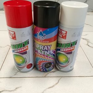 Spray Paint (Black, Red, White)