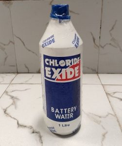 Motorcycle Battery Water Chloride Exide 1Litre