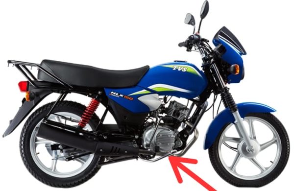 TVS HLX 125cc/150cc Brake Pedal -Ocelot - Image 3
